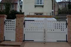 PORTAIL PORTILLON PVC