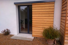 VOLET BOIS COULISSANT